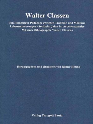cover image of Walter Classen